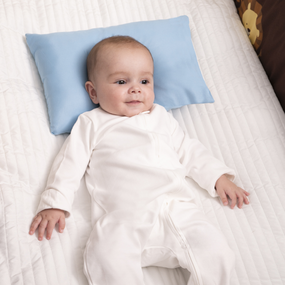Almohada para bebé microfibra ultrasoft Azul