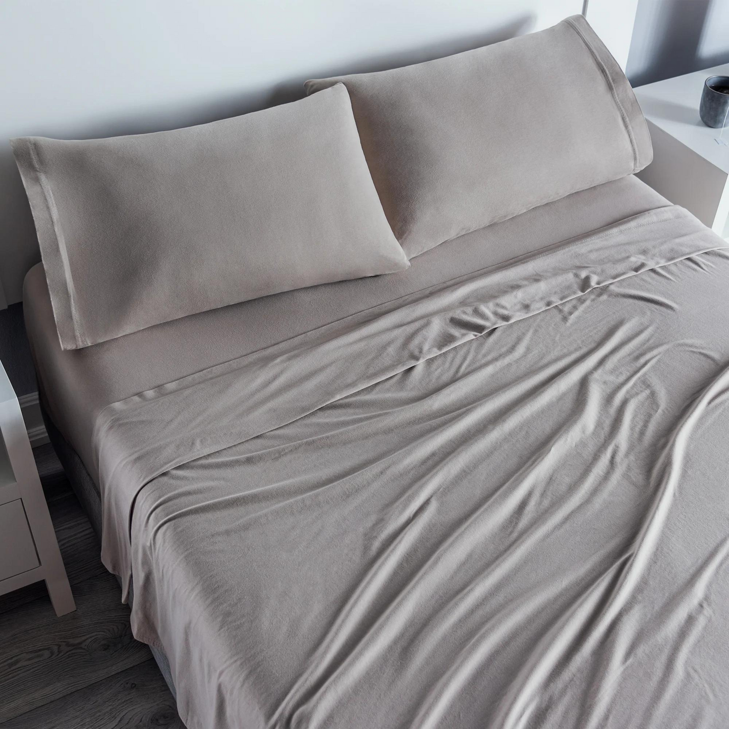 SÁBANAS CAMISETA MAT GRIS GLACIAL