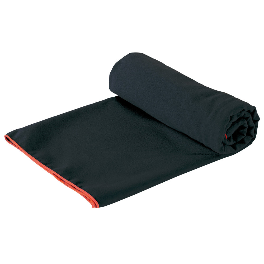 TOALLA MICROSPORT 1/2 BAÑO NEGRO