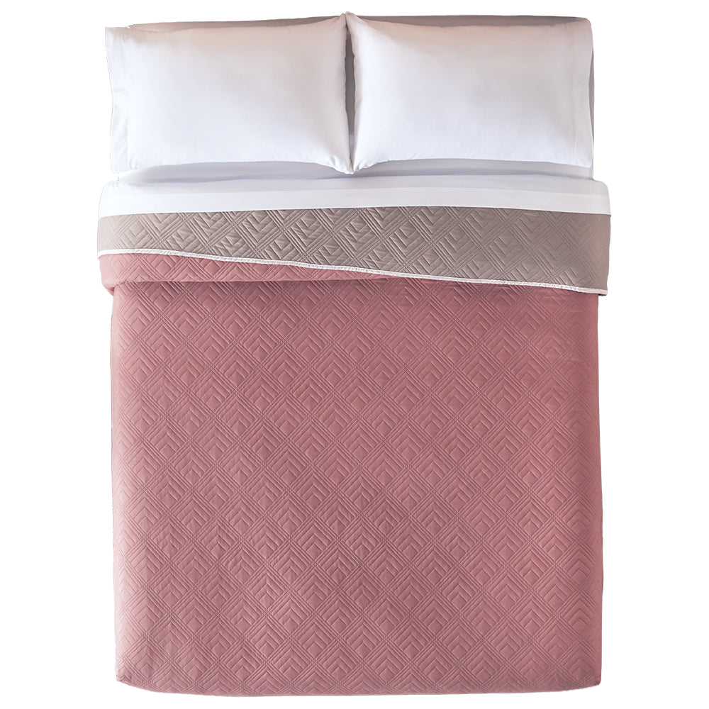 EDREDÓN NOVO MAT DEEP ROSE