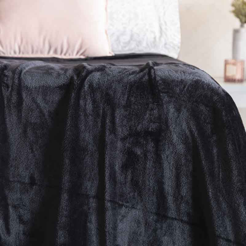 COBERTOR LIGERO KS/QS NEGRO
