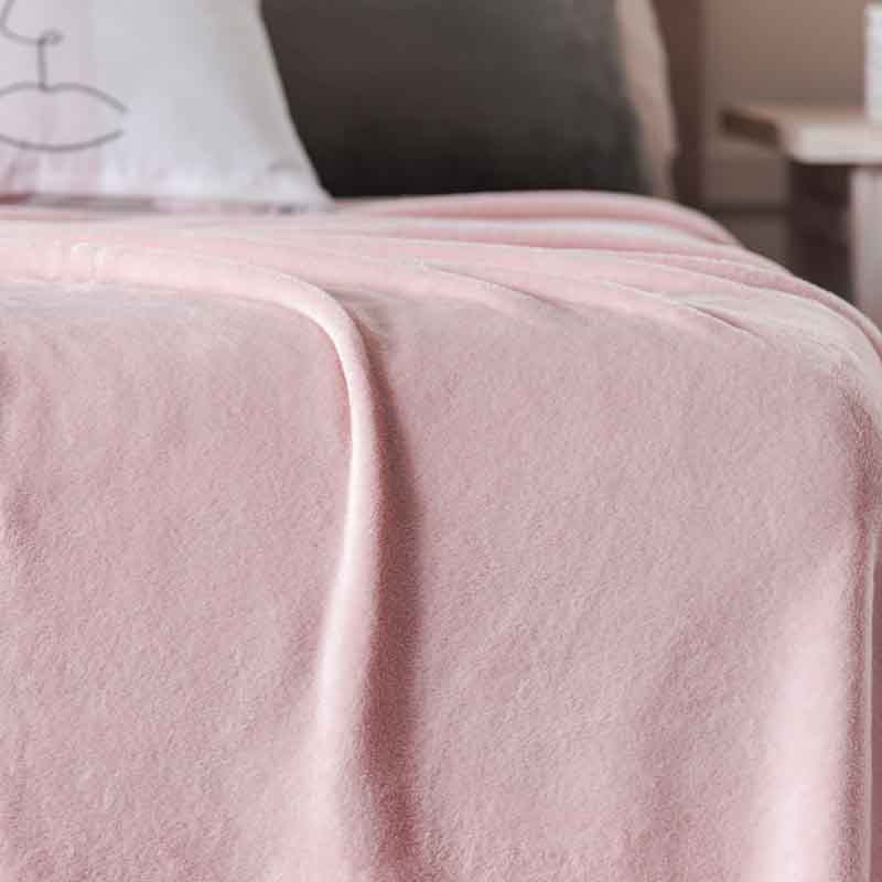 COBERTOR LIGERO MAT/IND ROSA