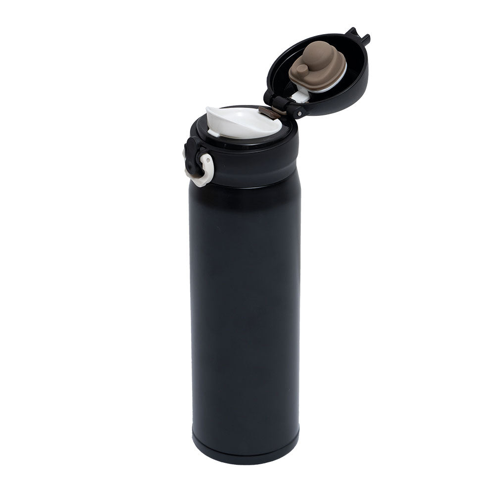Termo acero inox Negro