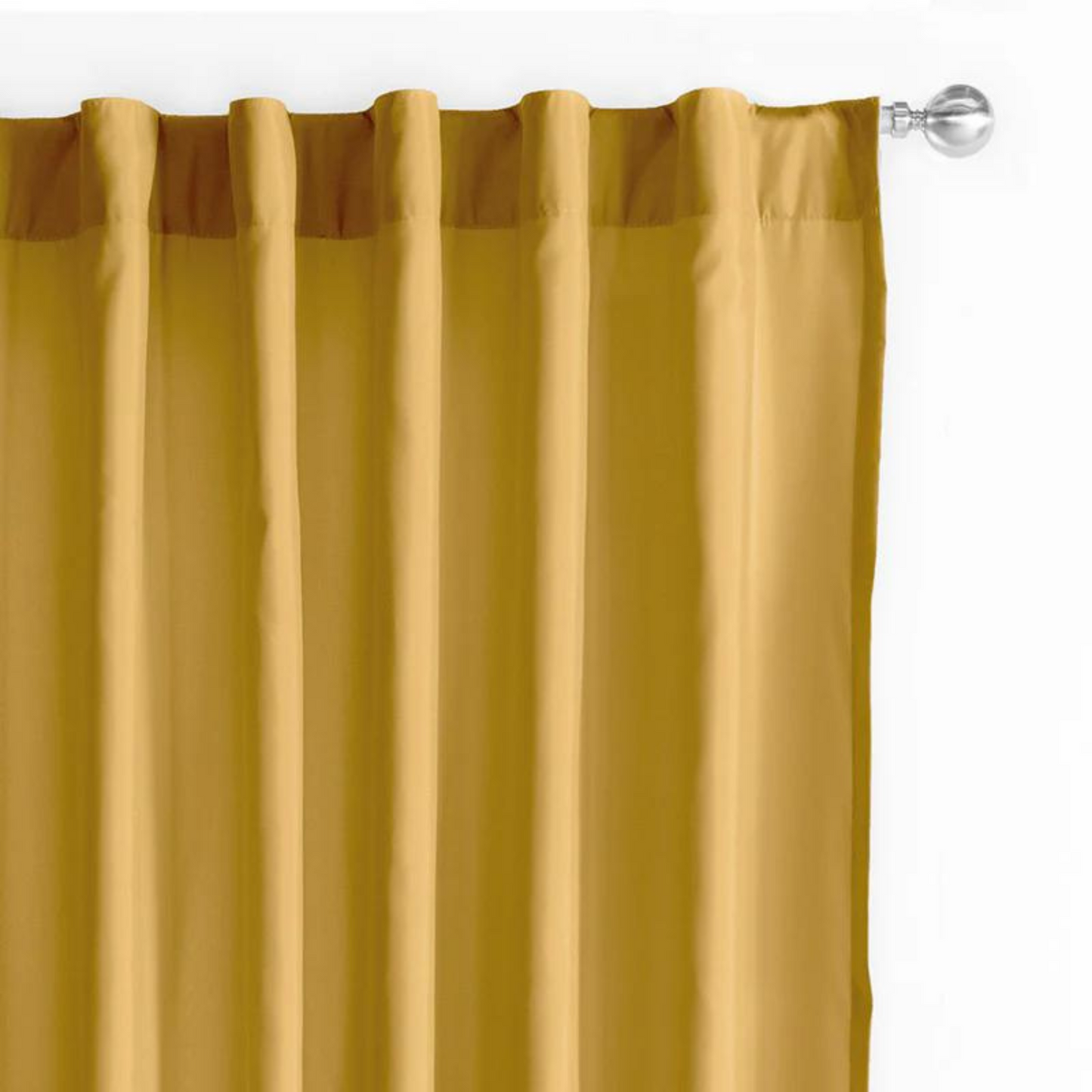 CORTINAS VIASOFT CORTA MOSTAZA