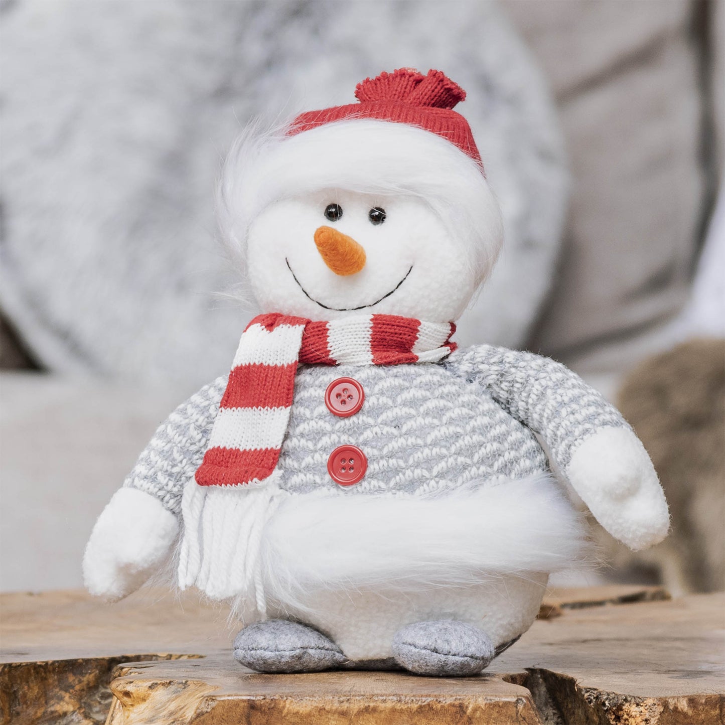 ADORNO NAVIDEÑO MONO DE NIEVE