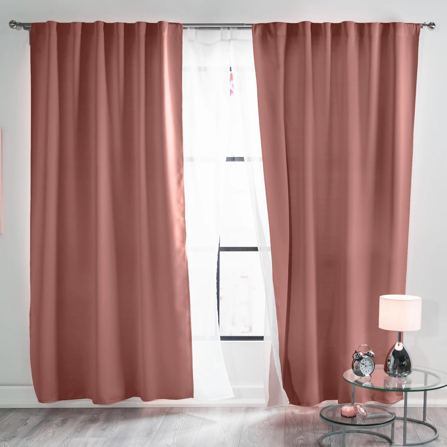 CORTINAS BLACKOUT CORTA CATANIA DEEP ROSE
