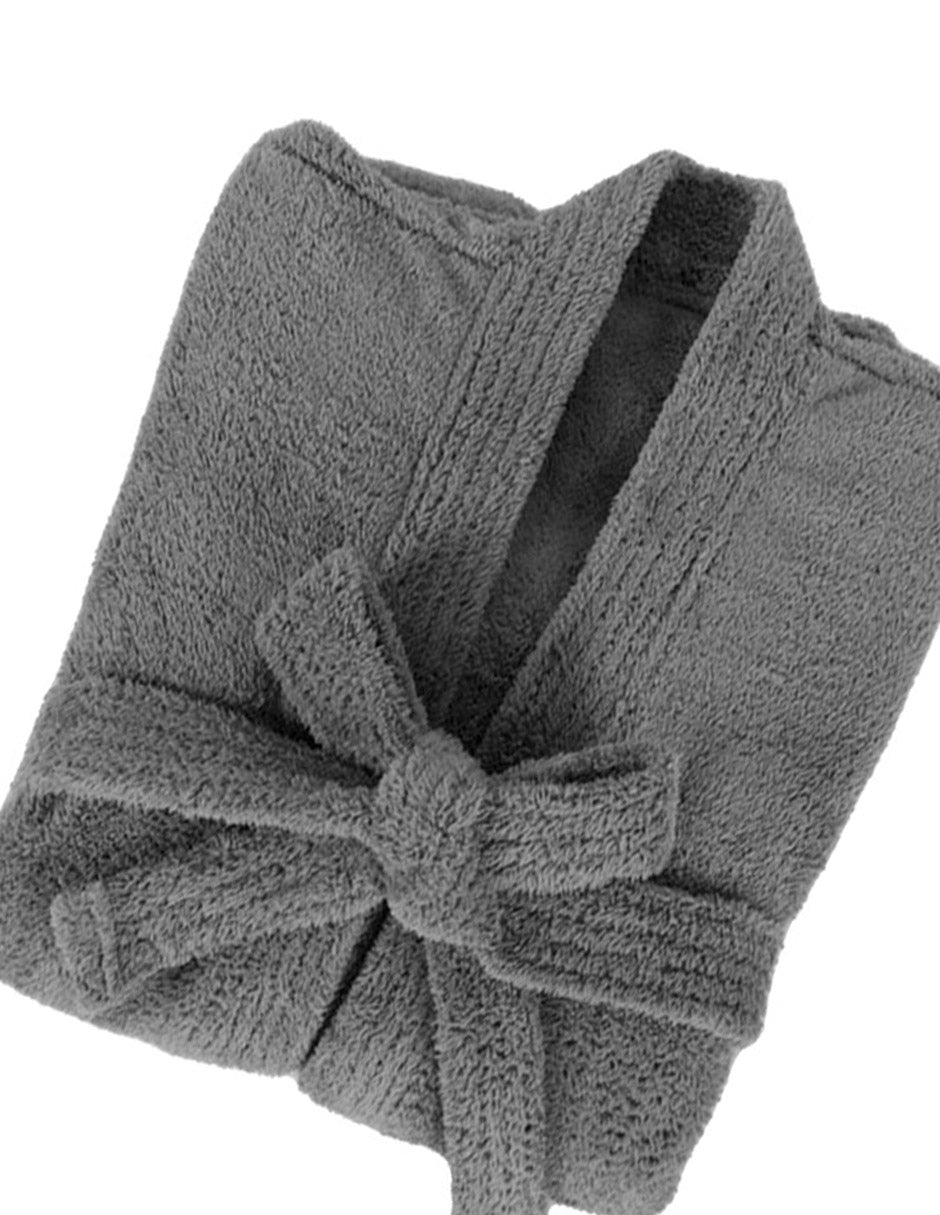 BATA DE BAÑO UNI MAWI GRIS