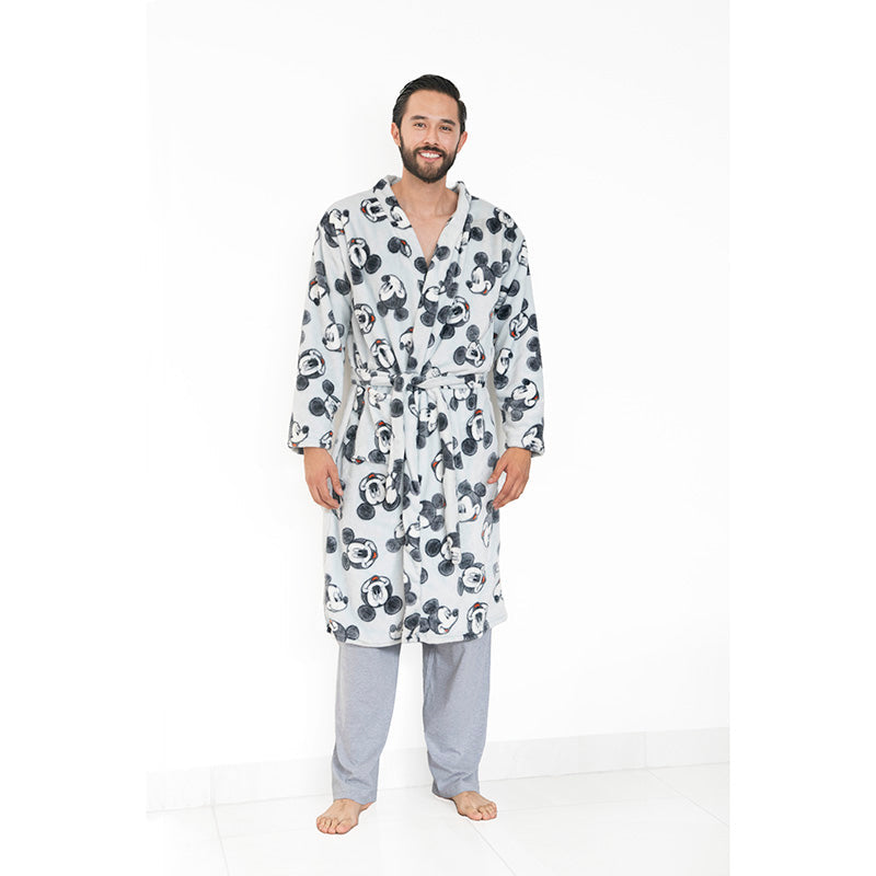 Bata descanso supersoft de microfibra Unisex Classic Mickey