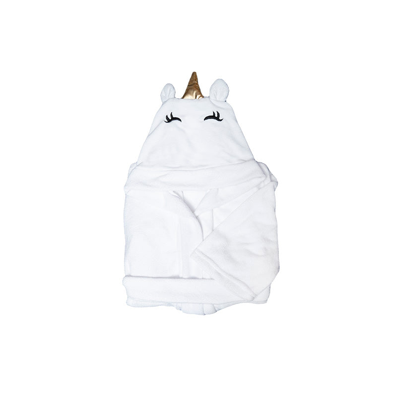 Bata de baño microfibra para niña Magic Unicorn