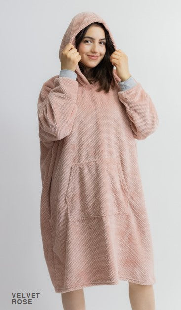 SUDADERA COBIJA VELVET ROSE
