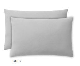 SET 2 FUNDAS DE ALMOHADA KS GRIS