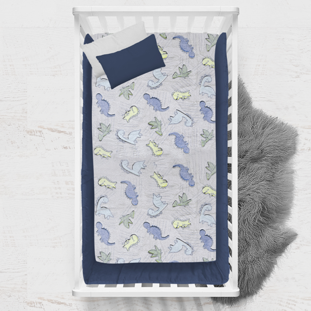 COBERTOR ALASKA CUNERO DINOSAURIOS GLOW