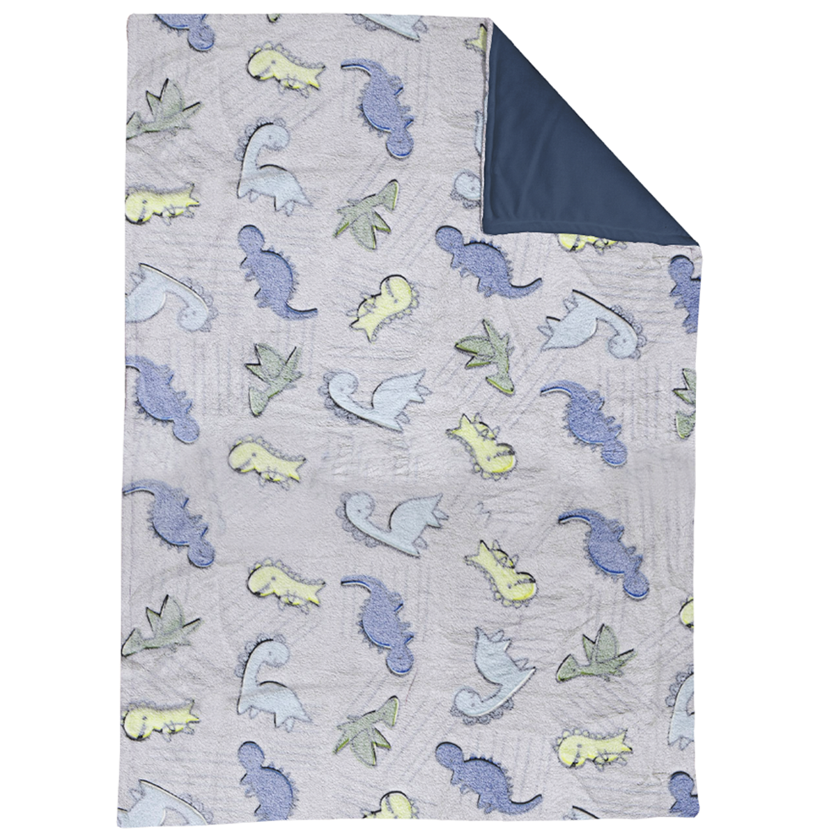 COBERTOR ALASKA CUNERO DINOSAURIOS GLOW