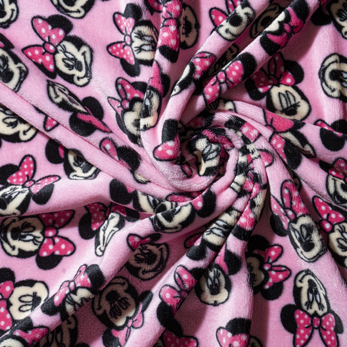Cobertor cuna doble vista microfibra Alaska Pink Minnie