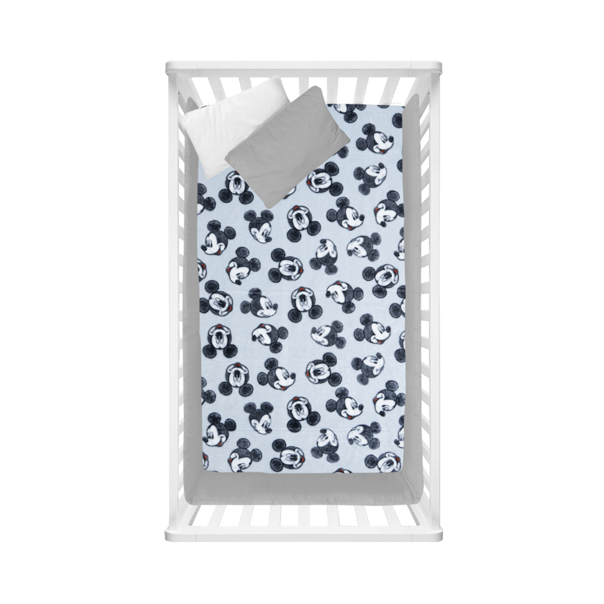 Set de 2 Cobertor ligero cunero Classic Mickey & Pooh