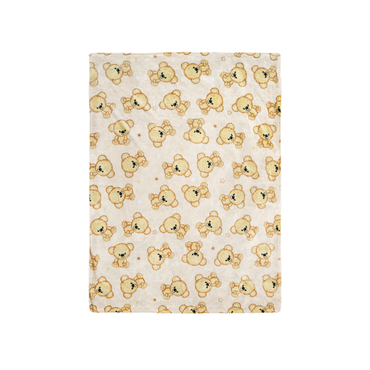 Cobertor ligero ultrasuave de microfibra Teddy bear