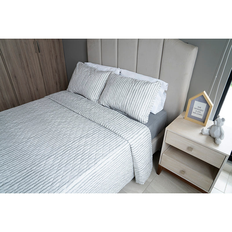 Juego de edredón microfibra suave y ligero pinsonic con fundas de almohada Terranza