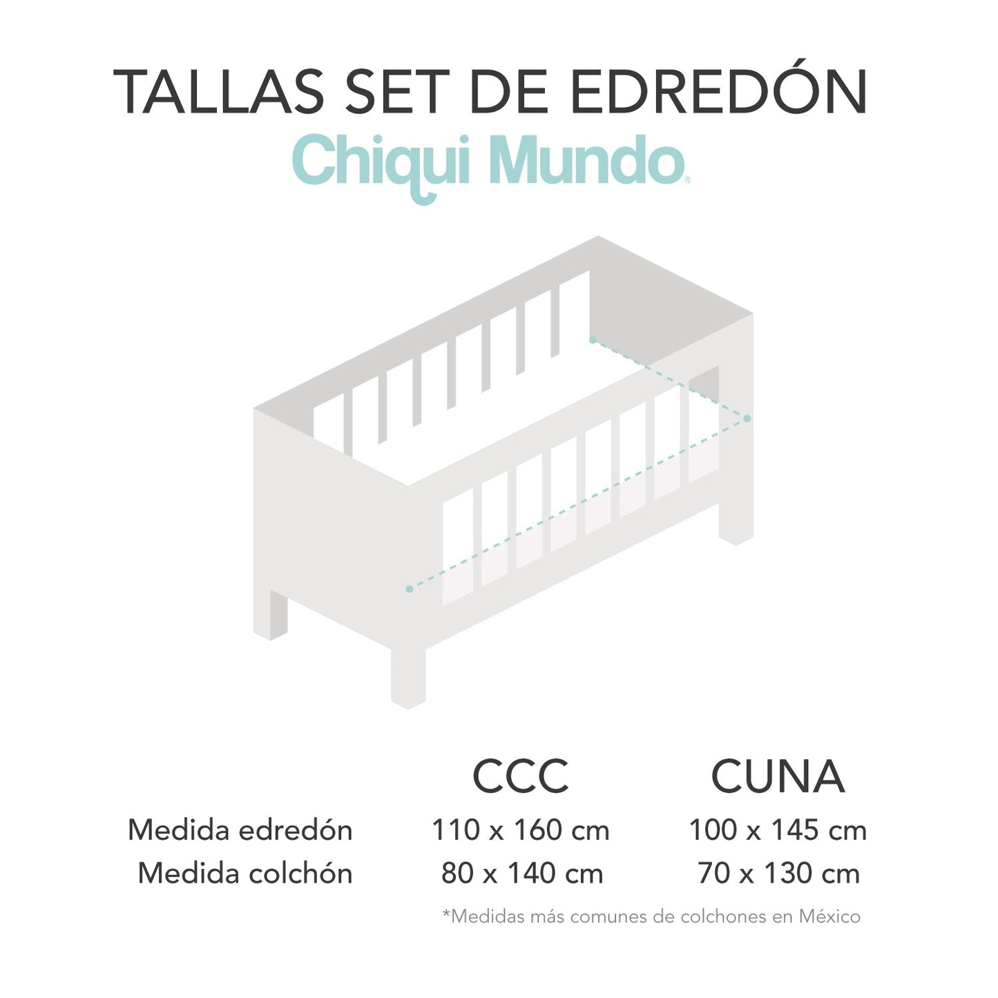 Juego de edredón 2 piezas para cuna Osito