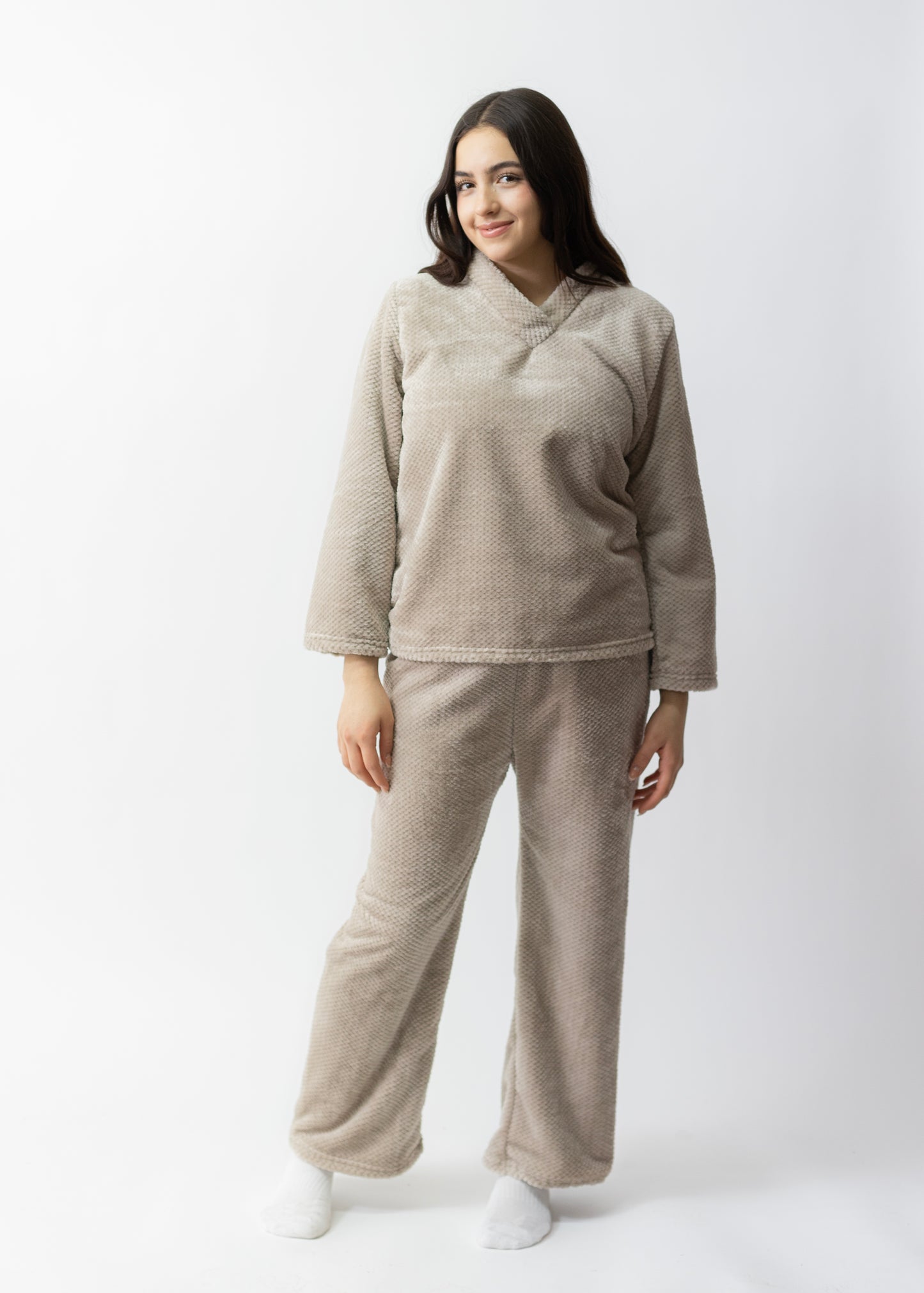 PIJAMA SUPERSOFT CH VELVET GREIGE