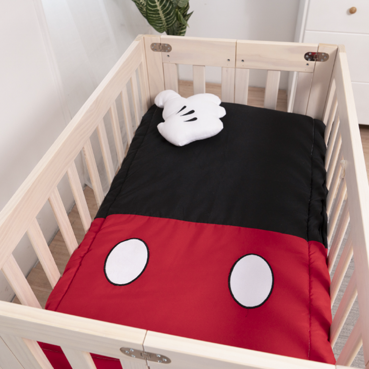 Juego de edredón mini cuna Mickey Mouse