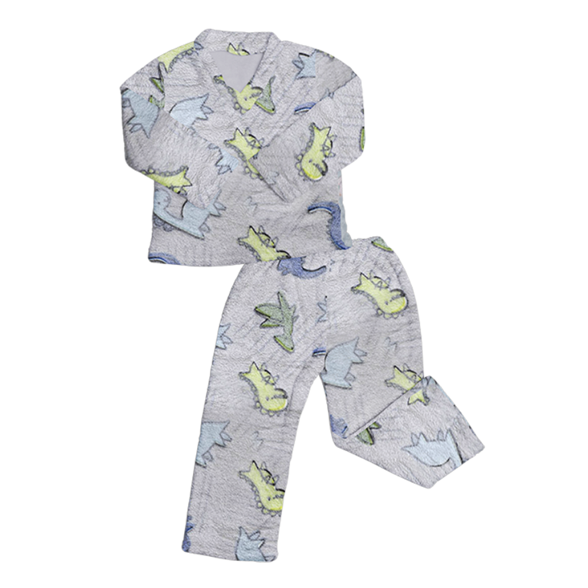 PIJAMITA DINOSAURIOS GLOW 5-6 A (2 PZAS)