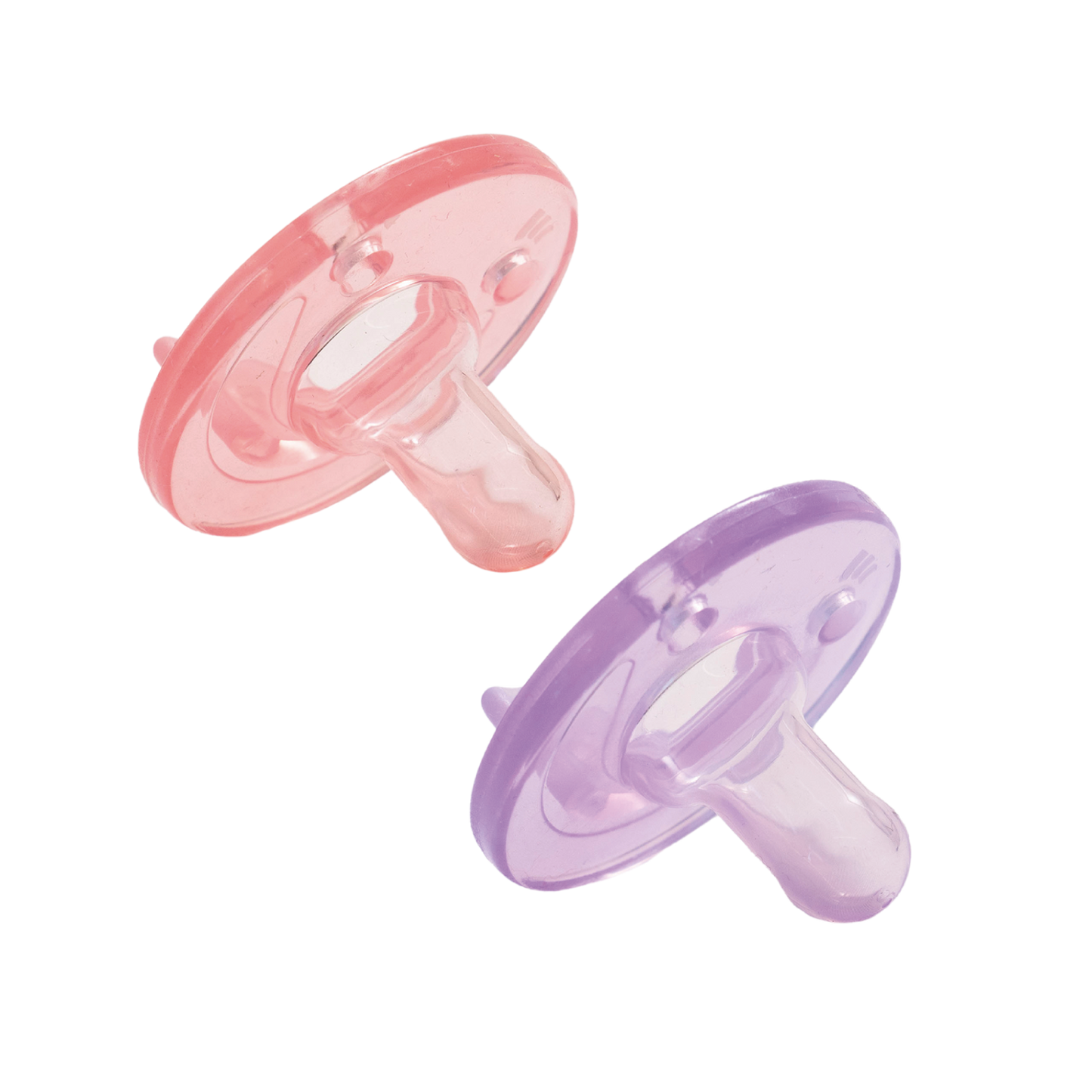 Set 2 chupones Rosa y Morado