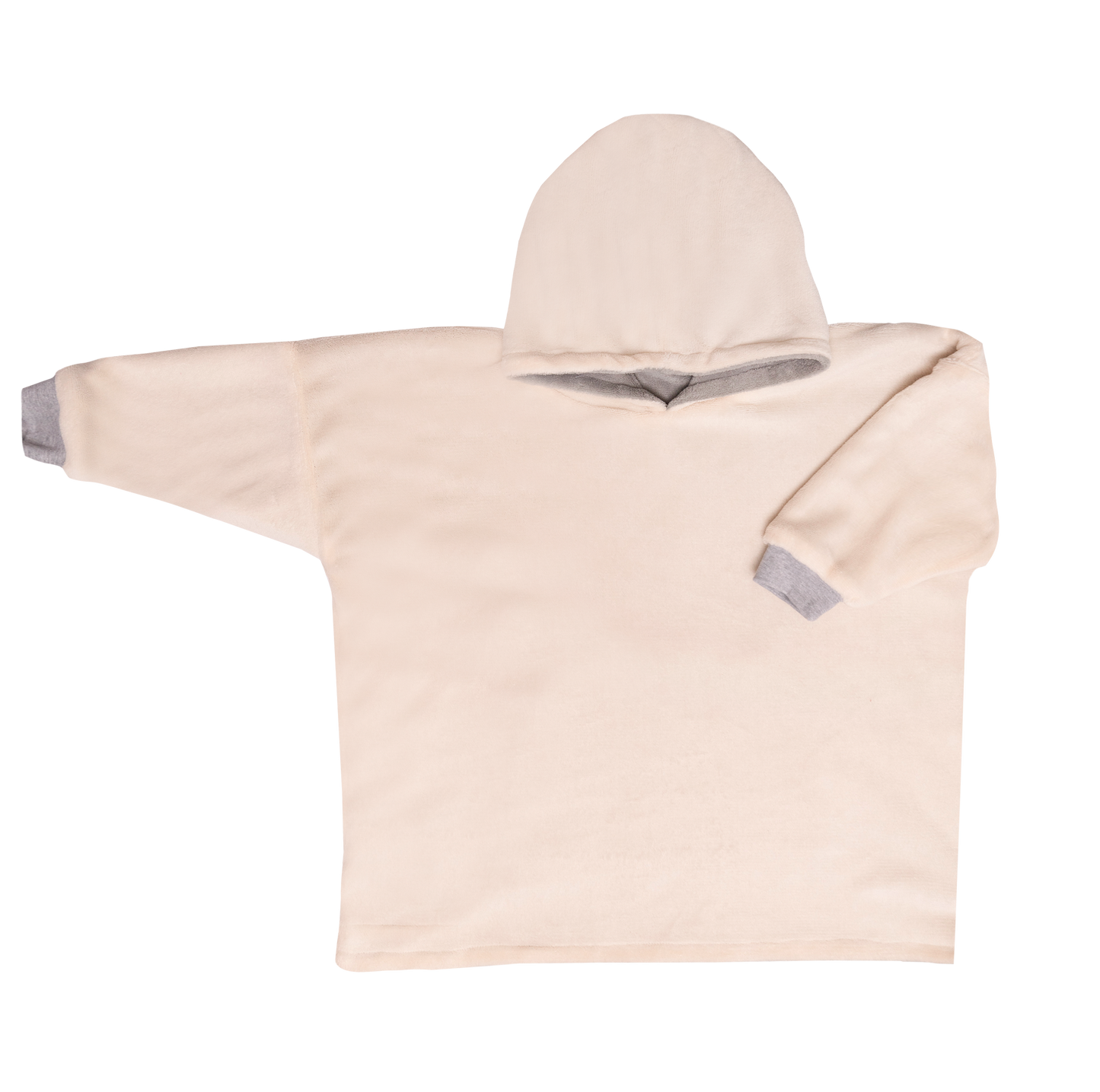 Sudadera cobija sherpa Gris 4-8 años