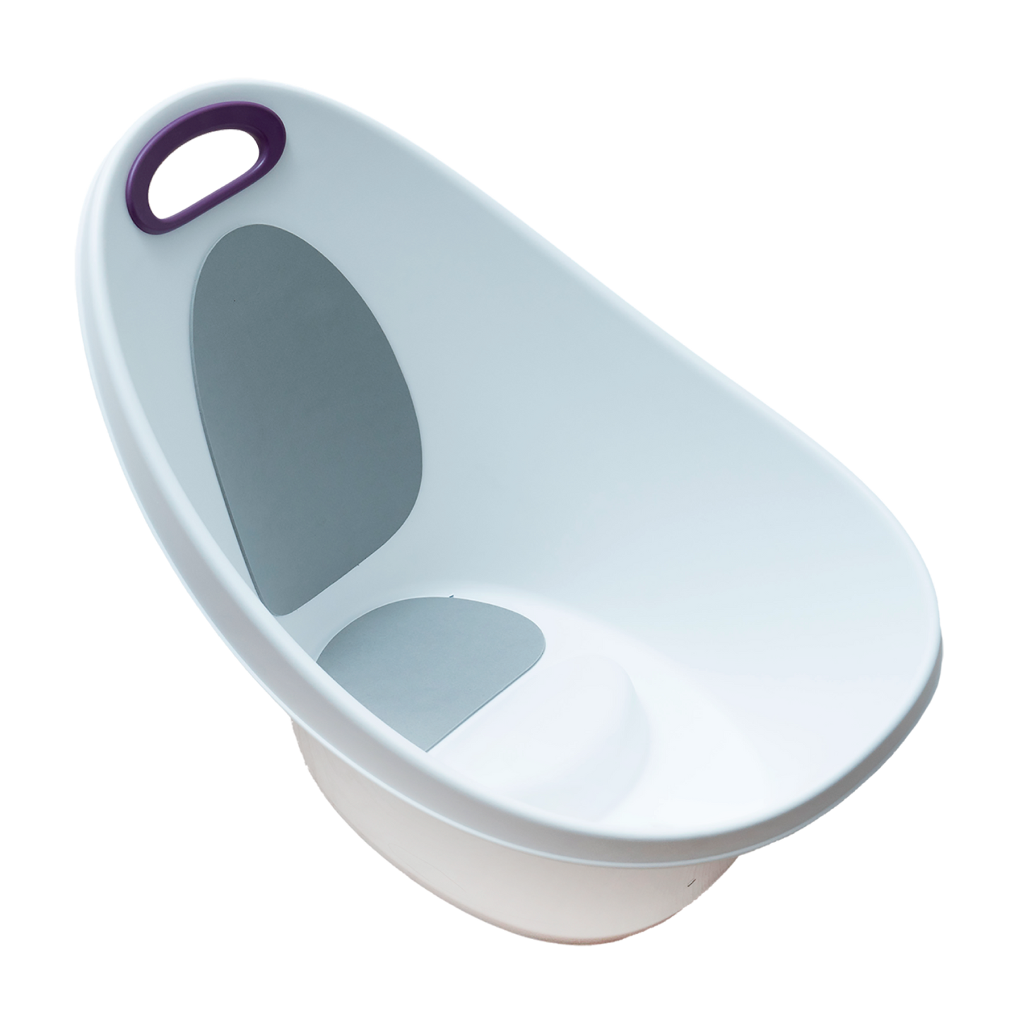 Tina de baño para bebé respaldo ergonómica ahorra agua