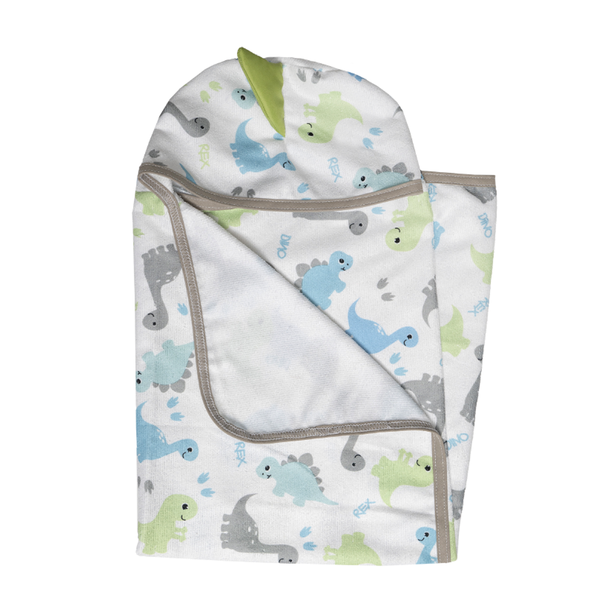 Toallita de baño ultrasuave para bebé unitalla Dinosaurios