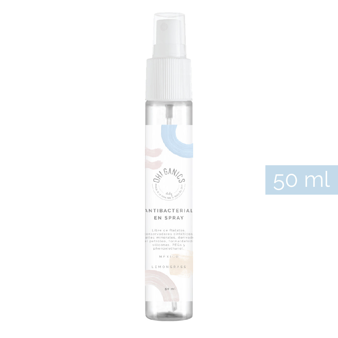 Antibacterial en spray aroma Lemongrass 50 ml OH!GANICS