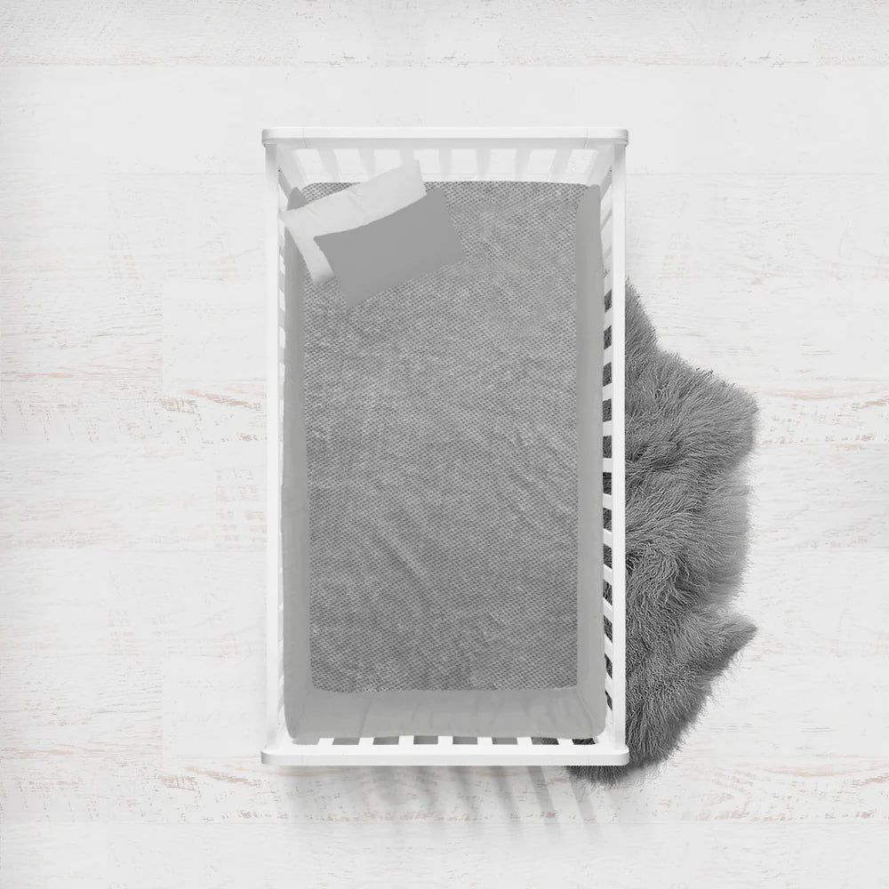 COBERTOR LIGERO CUNERO VELVET GRAY