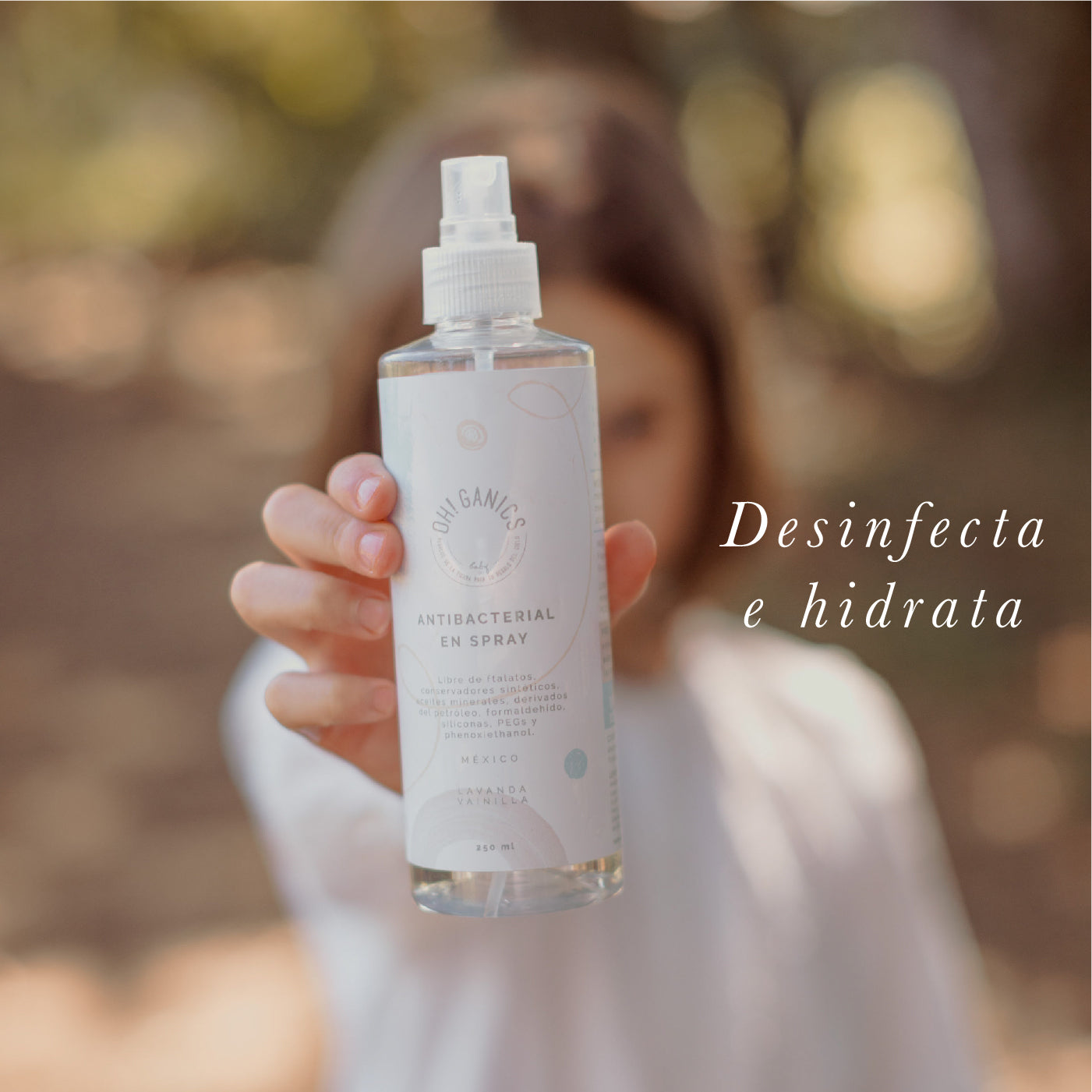 Antibacterial en spray aroma Lemongrass 250 ml OH!GANICS