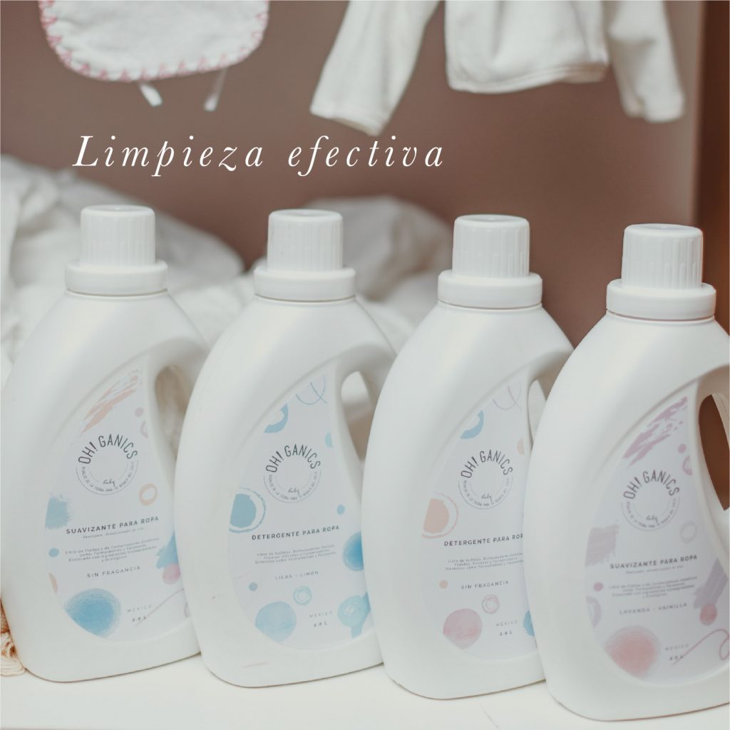 Suavizante de telas biodegradable aroma lavanda vainilla OH!GANICS