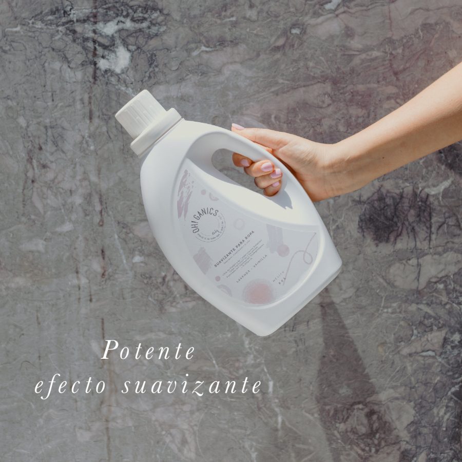 Suavizante de telas biodegradable aroma lavanda vainilla OH!GANICS
