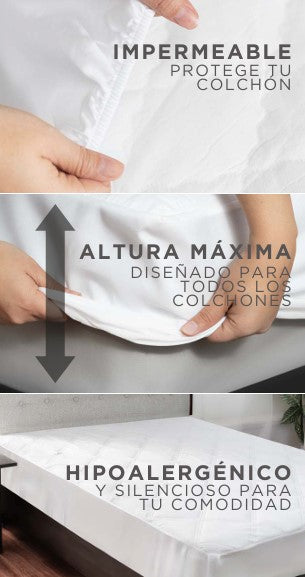 PROTECTOR PARA COLCHÓN MAT IMPERMEABLE