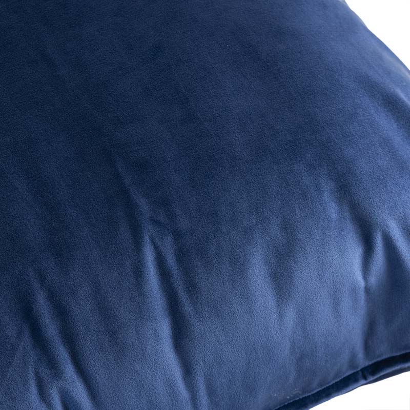 FUNDA DE COJÍN VELVET AZUL