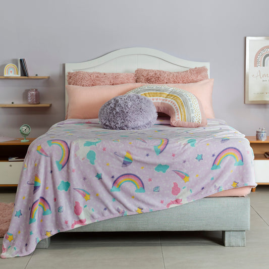 COBERTOR LIGERO MAT/IND SWEET UNICORN