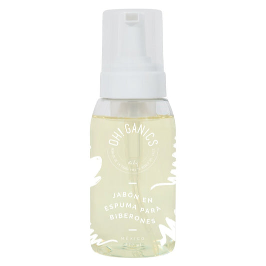 Jabón en Espuma Para Biberones Fórmula sin aroma 250 ml OH!GANICS