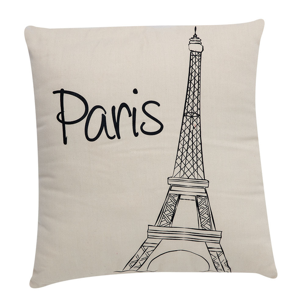 Cojín decorativo estampado Paris