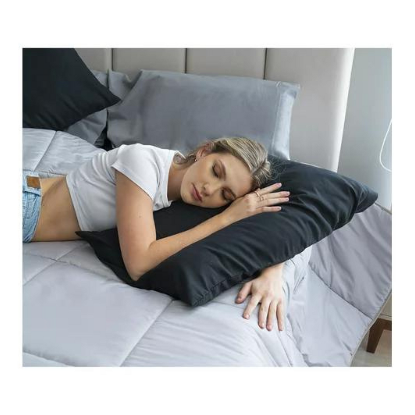 Fundas de almohada Negro