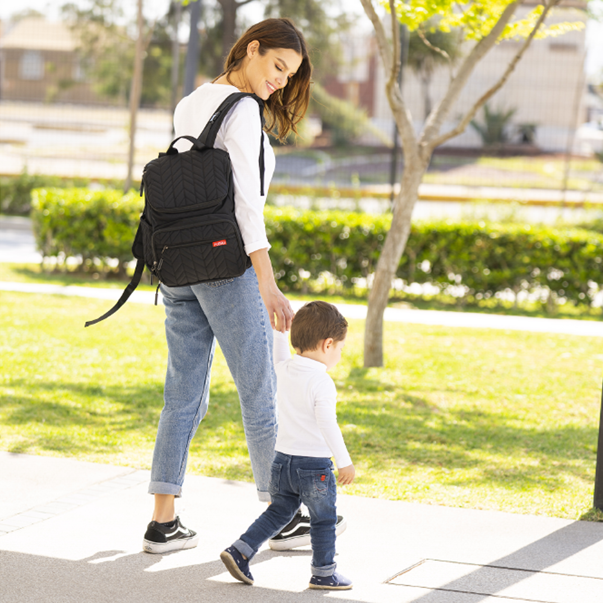 Panalera backpack multifuncional Lux Negra