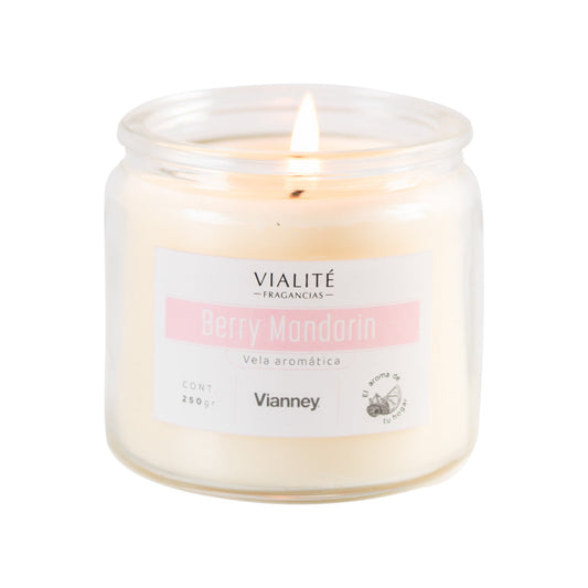 VIANNEY HOME VELAS 250 GR BERRY MANDARIN