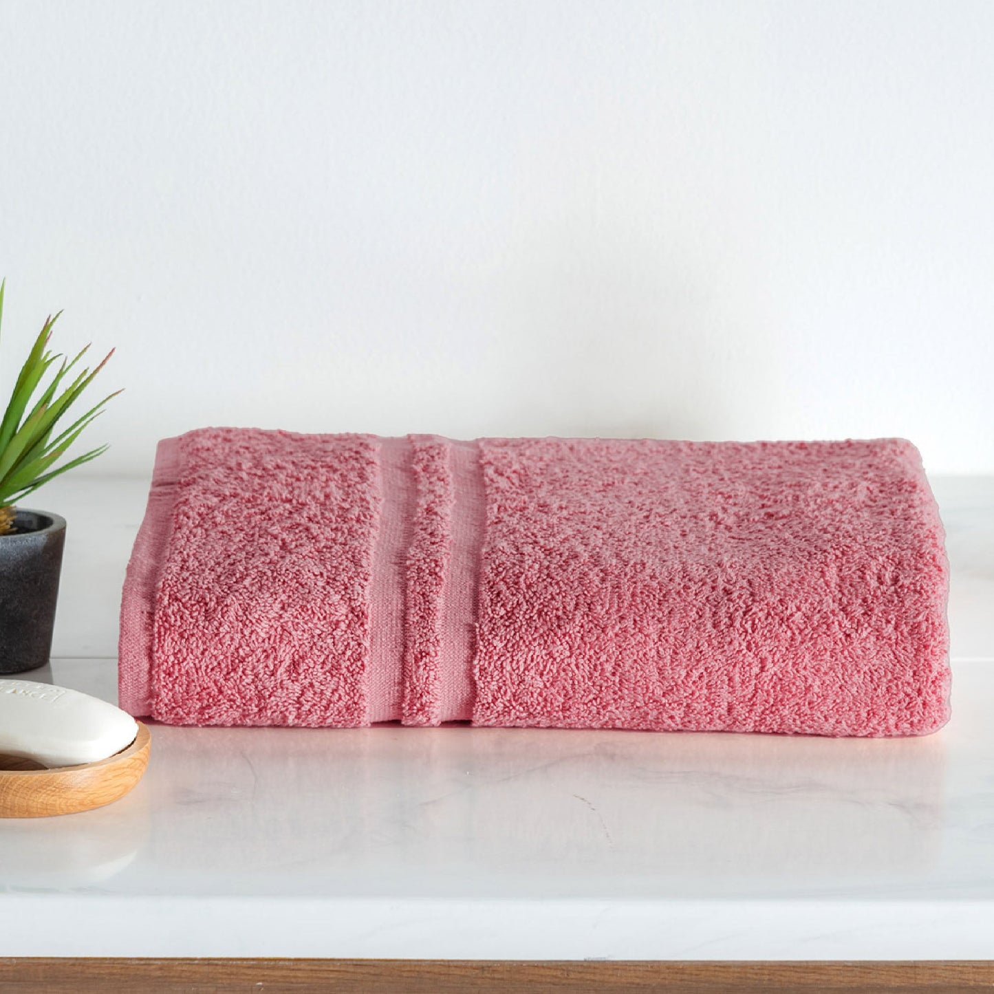 TOALLA CARIBE BAÑO DEEP ROSE