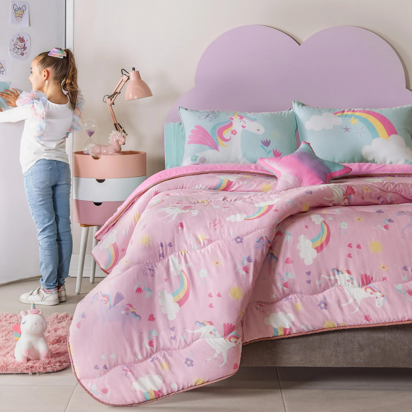 EDREDÓN IND UNICORNIO