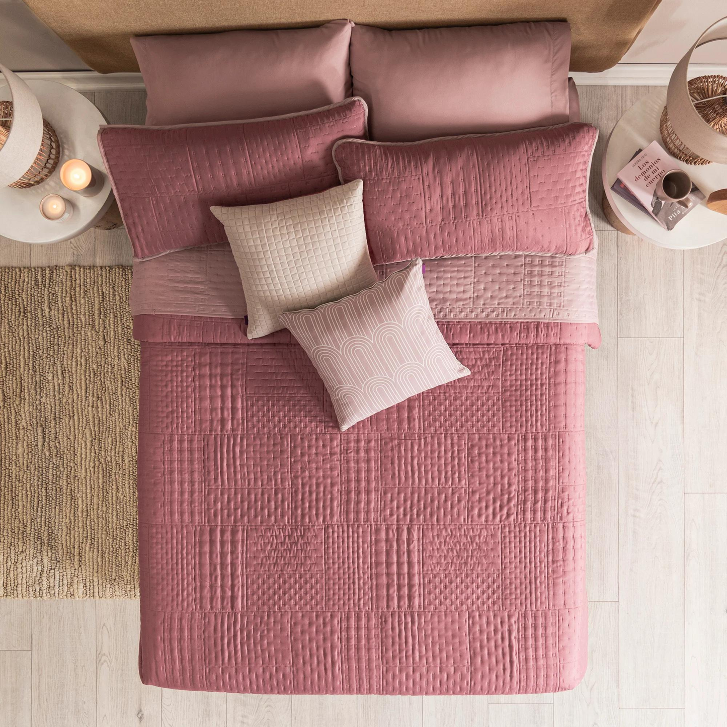 EDREDÓN NOVO MAT BLUSH