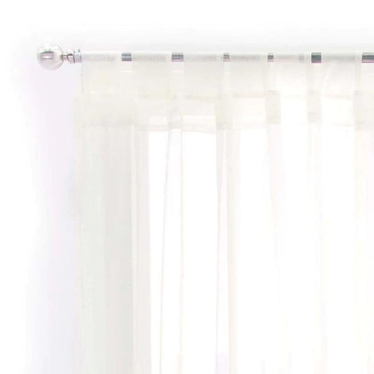 CORTINAS TRANSLÚCIDAS CORTA TERGAL BLANCO