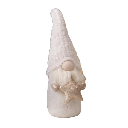 ADORNO NAVIDEÑO GNOMO BLANCO