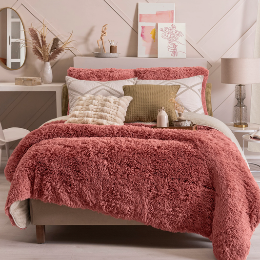 COBERTOR EVEREST MAT XL DEEP ROSE
