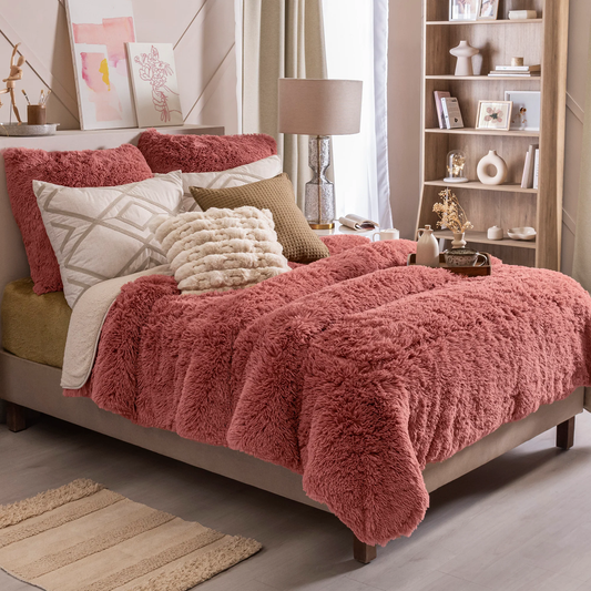 COBERTOR EVEREST KS XL DEEP ROSE