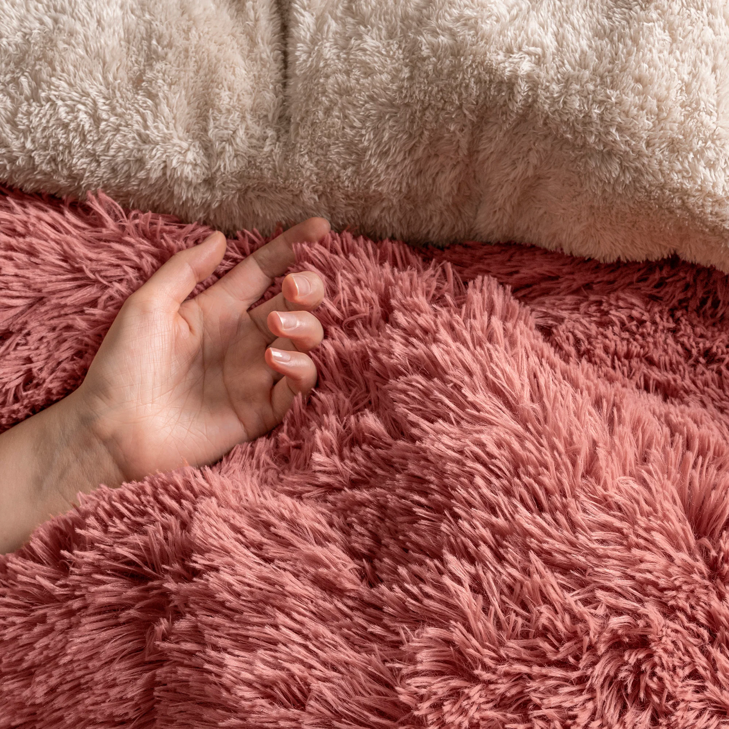 COBERTOR EVEREST KS XL DEEP ROSE